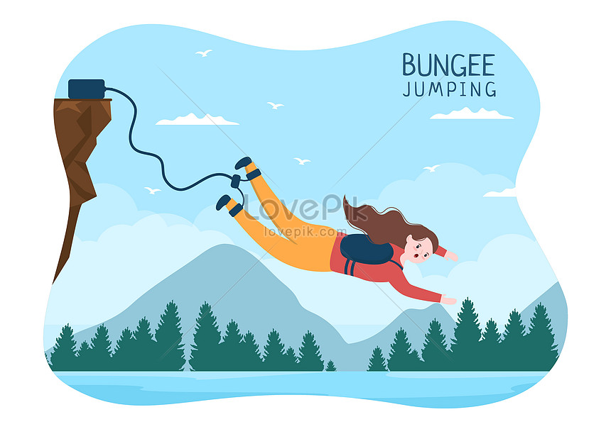 Bungee Jumping Illustration Illustration Image_picture Free Download ...