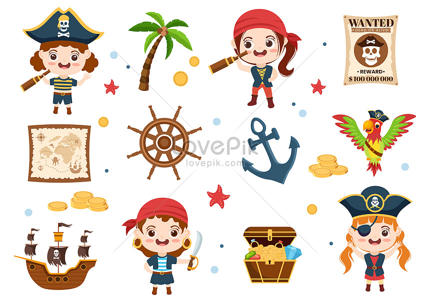 100,000 Pirate clipart Vector Images