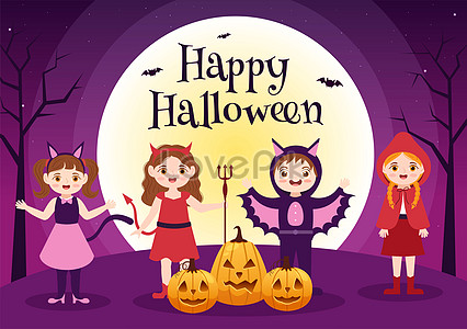 Happy halloween illustration illustration image_picture free download ...