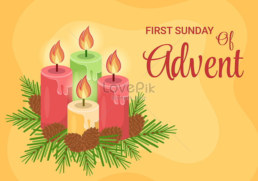 First sunday of advent illustration illustration image_picture free ...