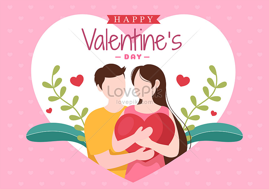 Happy valentines day illustration illustration image_picture free ...