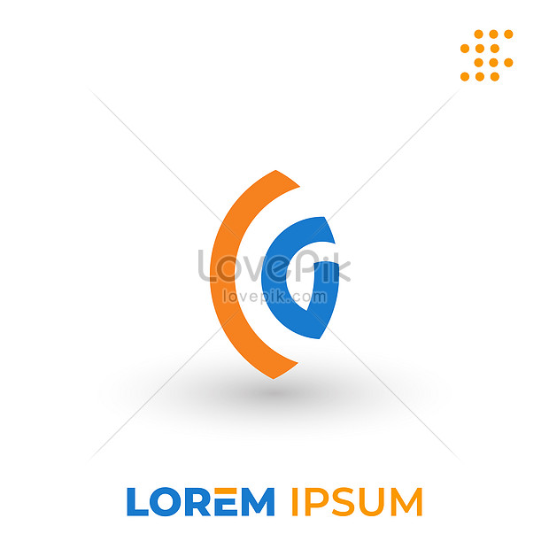 Premium Vector | Cg letter creative logo design