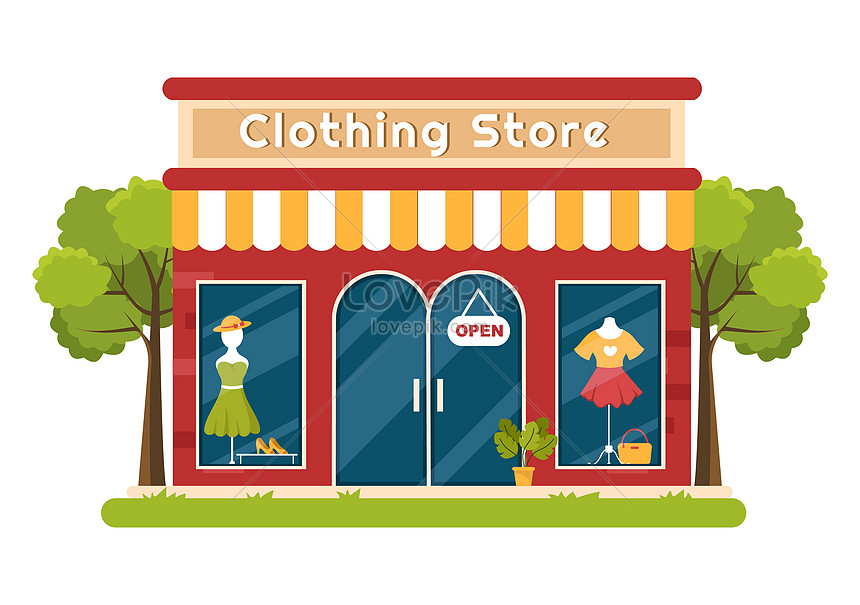 Fashion clothing store illustration illustration image_picture free ...