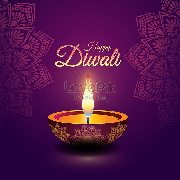 Happy Diwali Diya Vector Festival Banner Decorative Deepavali Download Free Banner Background