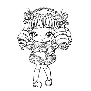 Cartoon doodle kawaii anime coloring page cute illustration clip ...