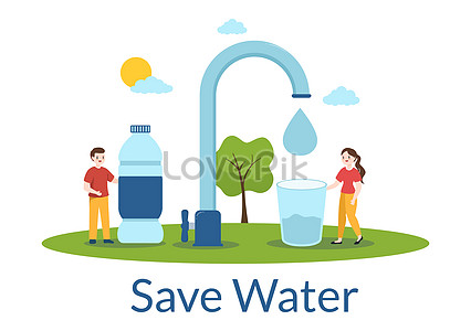 Save Water Blue Background Download Free | Banner Background Image on ...