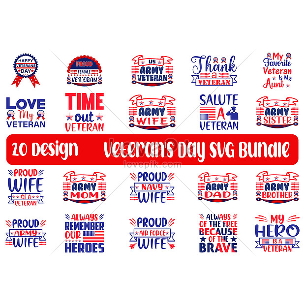 Veterans day svg bundle illustration image_picture free download