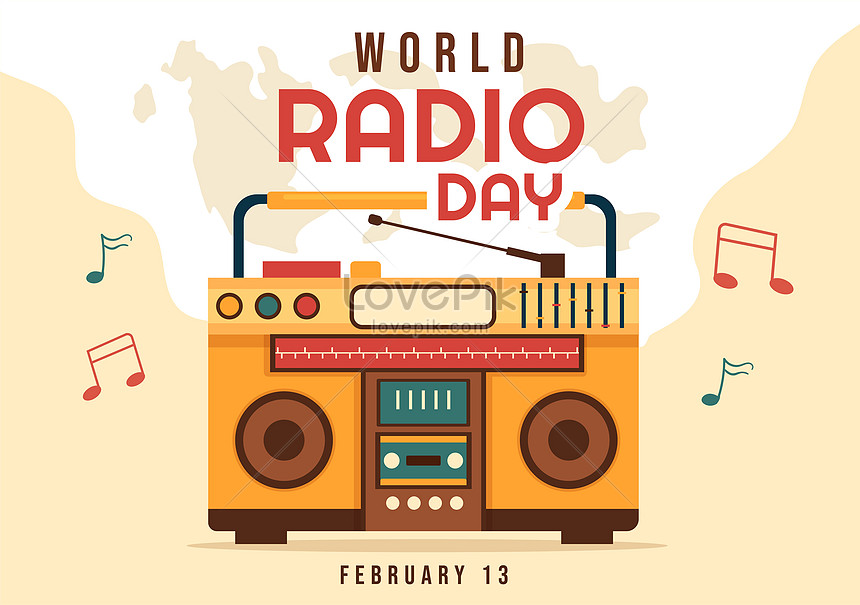 World radio day illustration illustration image_picture free download ...