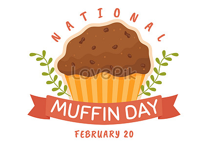 National muffin day illustration illustration image_picture free ...