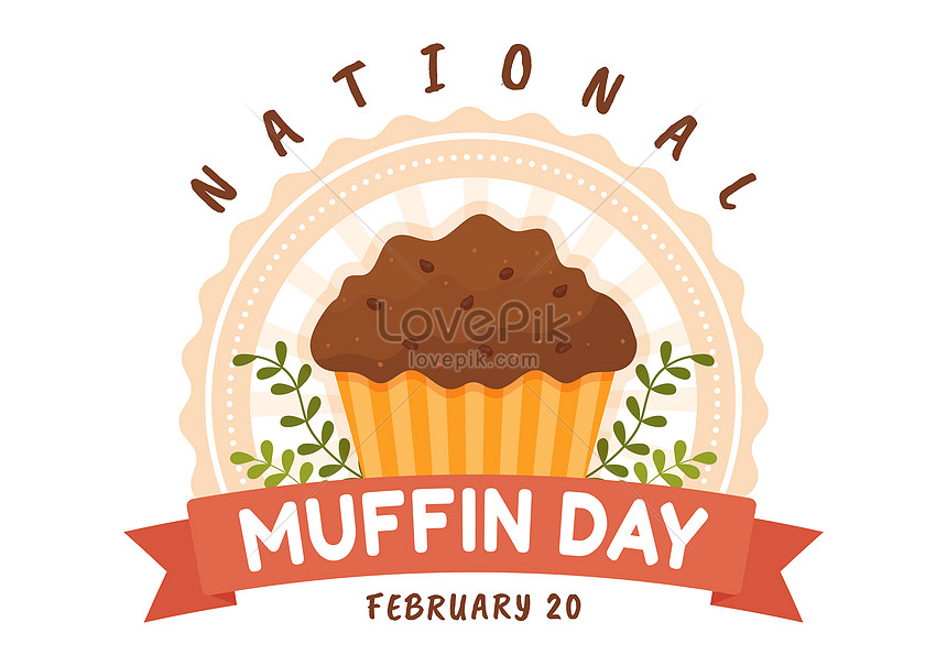 National muffin day illustration illustration image_picture free