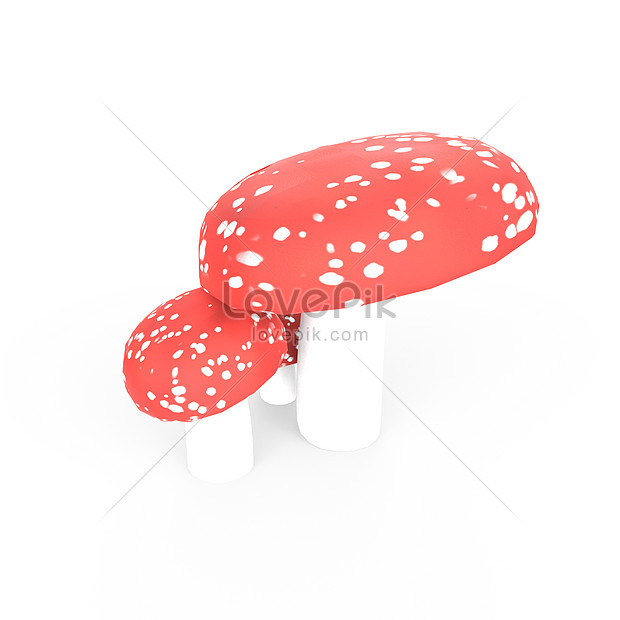 Handmade Fabric Mushroom Template