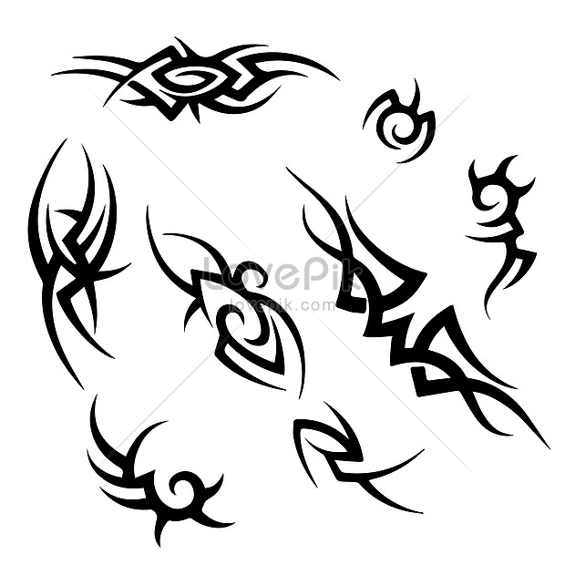 Vector Tribal Tattoo Design Free Vector cdr Download - 3axis.co