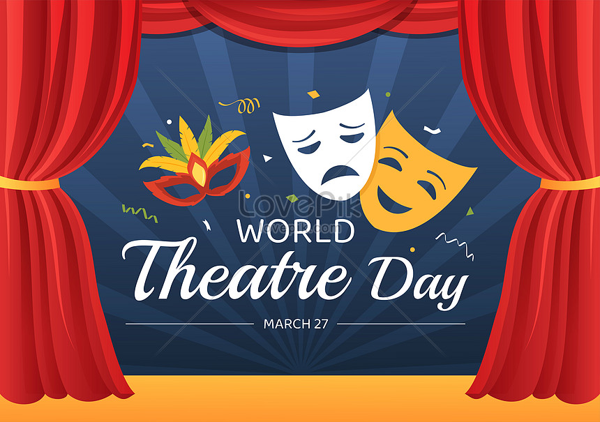 World theatre day illustration illustration image_picture free download ...