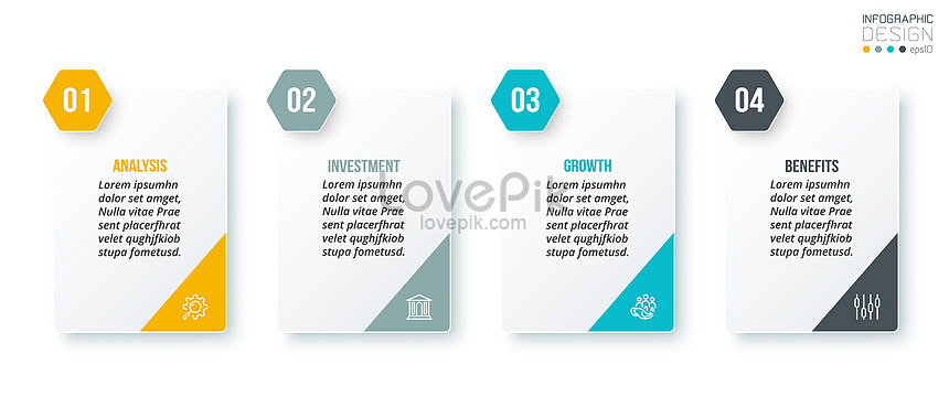 Infographic business concept with step. illustration image_picture free ...