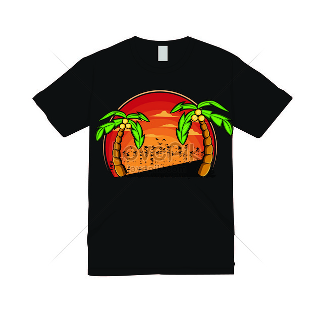 Summer t shirt design illustration image_picture free download ...