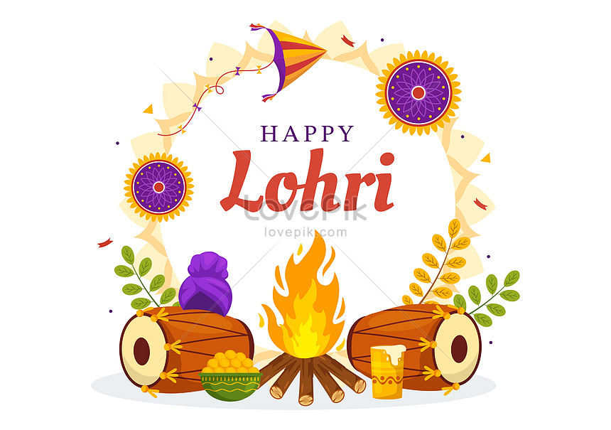 Happy Lohri 2014 #Wallpaper | Kripalu Amritam