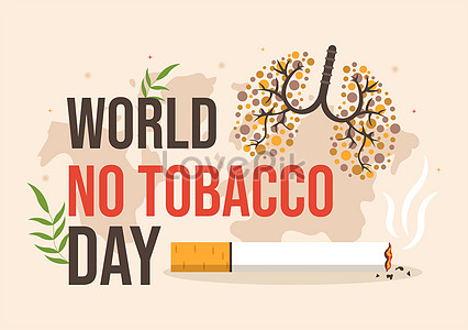 World no tobacco day english poster template image_picture free ...
