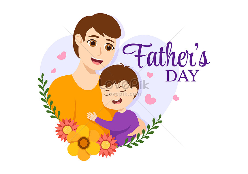 Happy fathers day illustration illustration image_picture free download ...