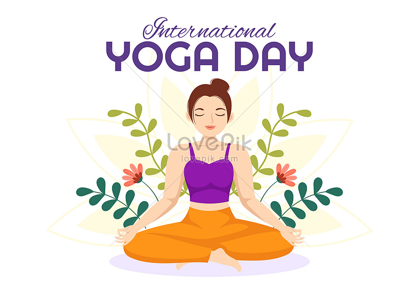 International yoga day illustration illustration image_picture free ...