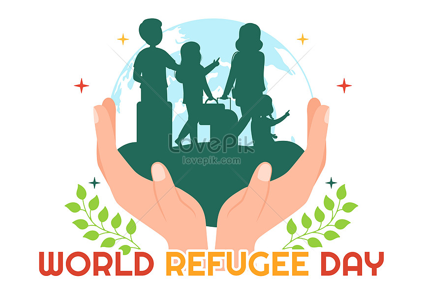 World refugee day vector illustration illustration image_picture free ...