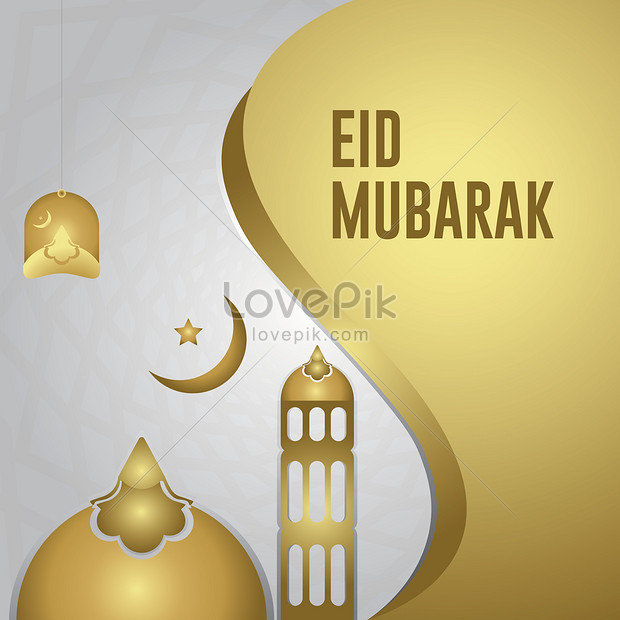 Eid mubarak backgraound illustration image_picture free download  