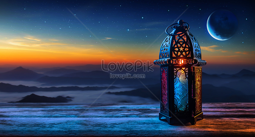 ramadan kareem wooden sign