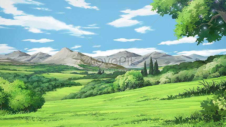16k Uhd Anime Background Landscape Wallpaper Picture Picture And HD Photos  | Free Download On Lovepik