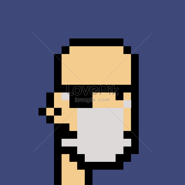 Male Character In Pixel Art Style Picture And HD Photos | Free Download ...