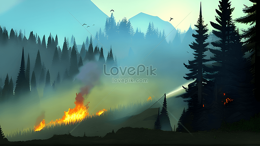 125 Burning Forest High Res Illustrations - Getty Images