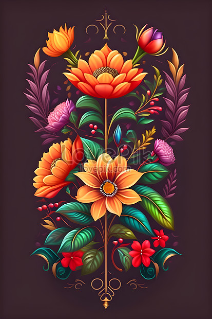Flower tattoo monoline art design | Premium Vector Illustration - rawpixel