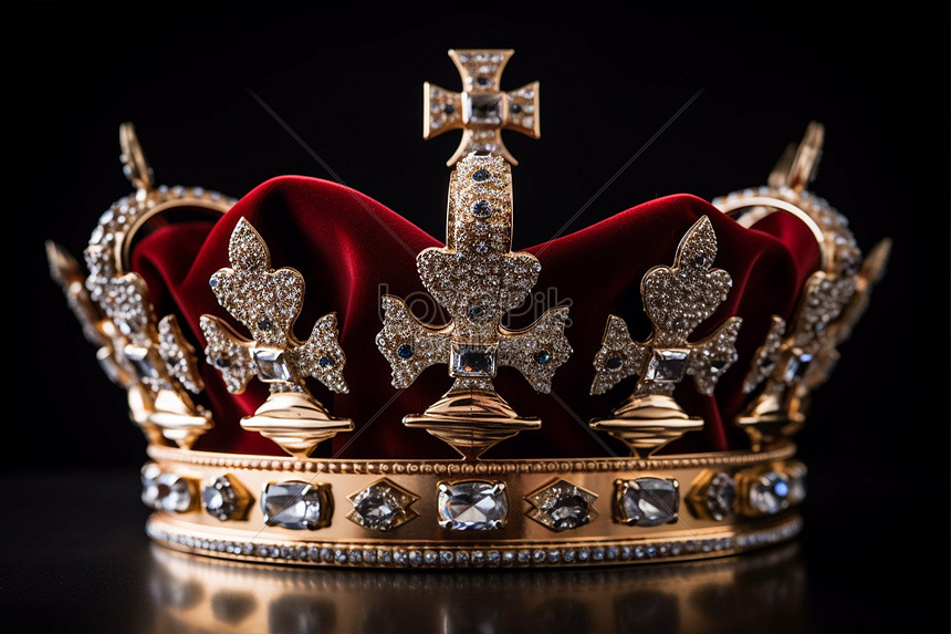Custom crown logo design royal king queen prince Vector Image