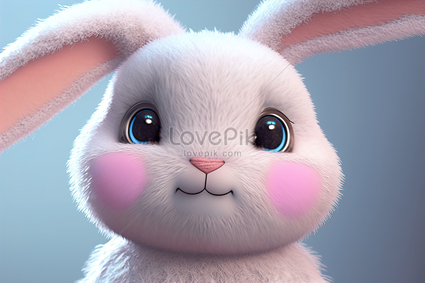 Sticker thỏ cute nhiều mẫu đẹp thiết kế theo yêu cầu - In Phú Thành