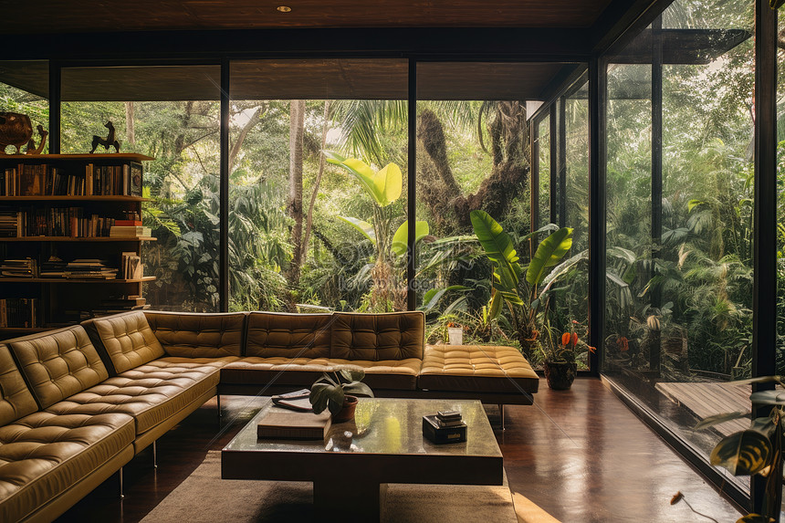 Living Room Interior With Posters On The Wall Picture And HD Photos ...