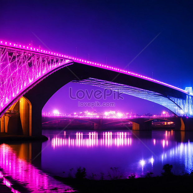 City Bridge Night Beautiful Bridge Scene Photo Picture Picture And Hd Photos Free Download On 