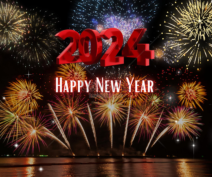 Happy New Year Card 2024 Picture And HD Photos | Free Download On Lovepik