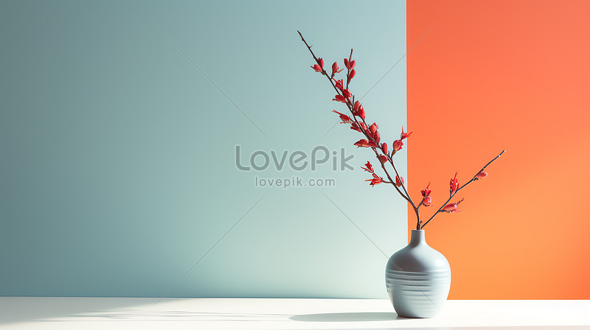 Minimalist Background For Product Photography With Only Walls And ...