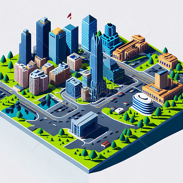 3d Isometric City Picture And HD Photos | Free Download On Lovepik