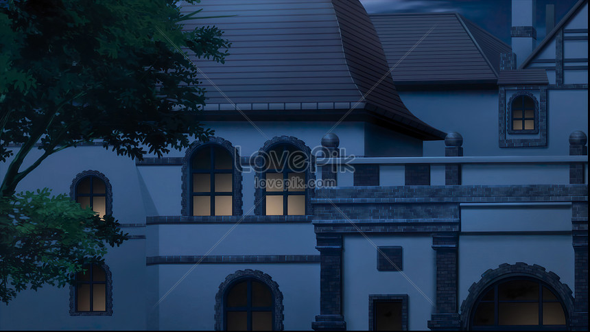 Mansion, Jardin, Arte, Pintura / and Mobile Background, Anime Mansion HD  wallpaper | Pxfuel