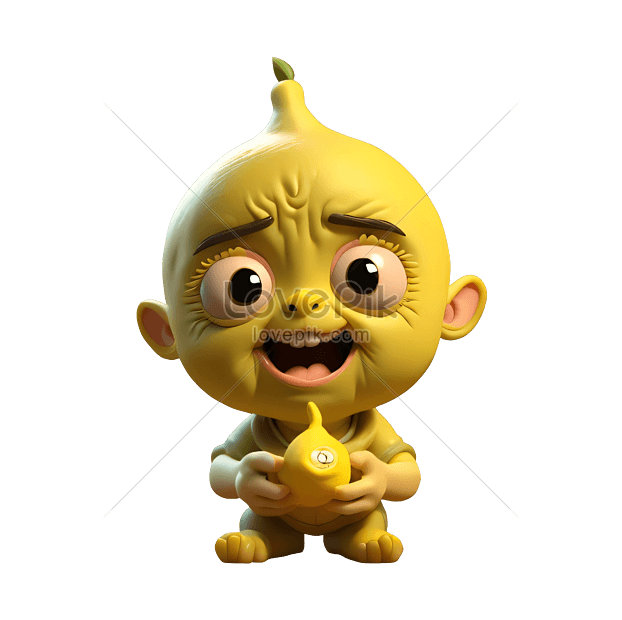 Baby Lemon Holding A Lemon Picture And Hd Photos Free Download On Lovepik