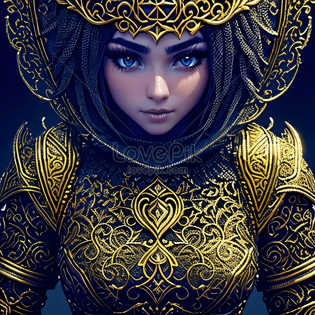 Sexy Ancient Queen Wearing Gold Ornament And Armor Picture And Hd Photos Free Download On Lovepik 6695