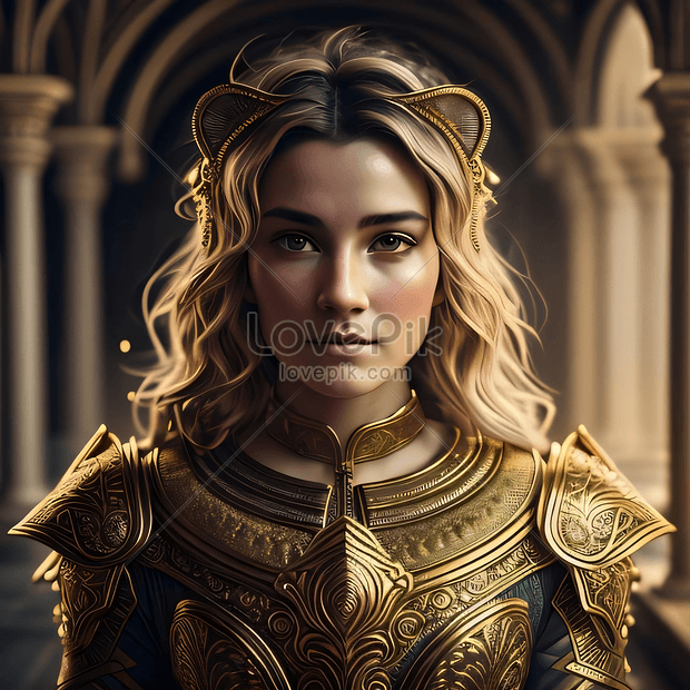 Sexy Ancient Queen Wearing Gold Ornament And Armor Picture And Hd Photos Free Download On Lovepik 2508