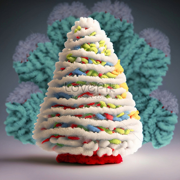 Christmas Snow Cotton Woolen Tree Picture And HD Photos Free Download