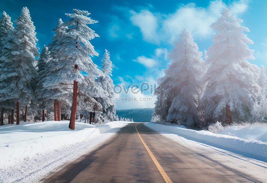 Snow Road Images, HD Pictures For Free Vectors Download 