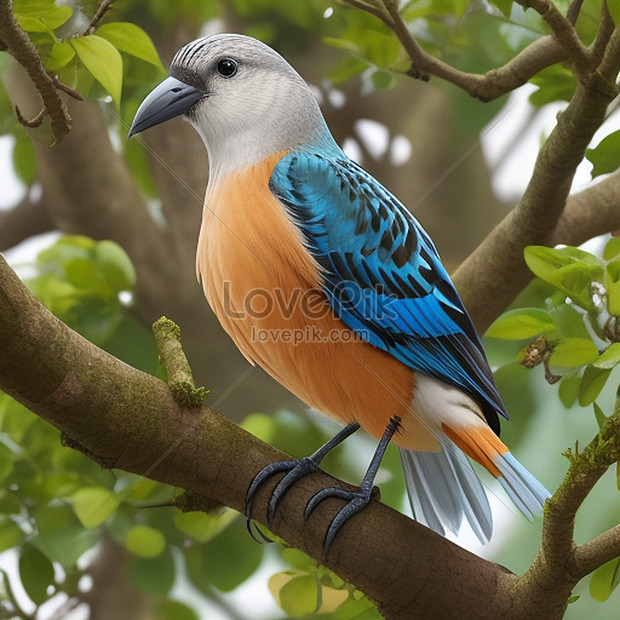 A Bird Sitting On A Branch Picture And HD Photos | Free Download On Lovepik