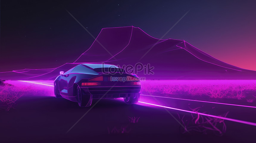 Neon Racing Sport Car Picture And HD Photos | Free Download On Lovepik