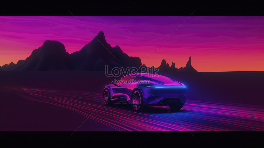 Neon Racing Sport Car Picture And HD Photos | Free Download On Lovepik