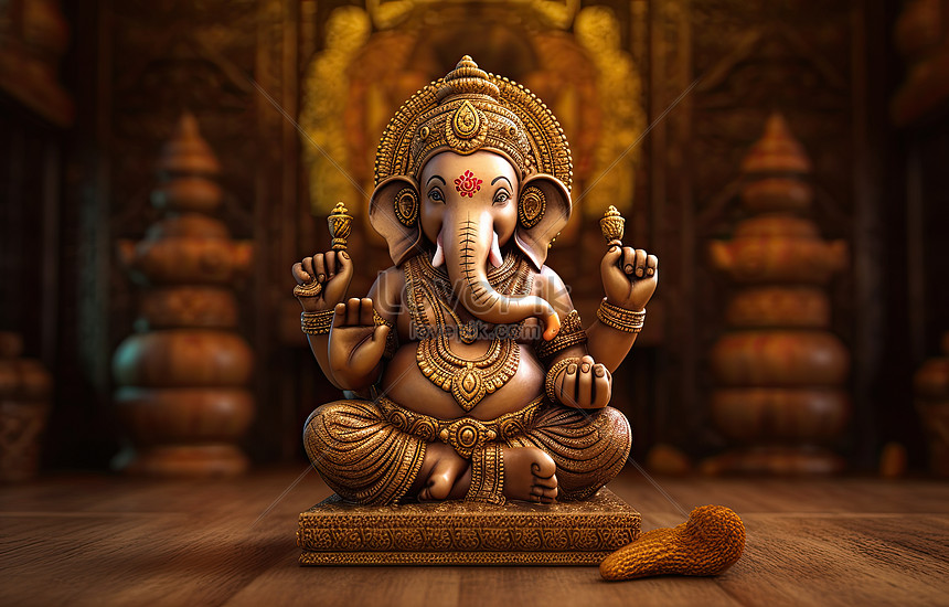 Lord Ganesh As The Remover Of Obstacles And Thought To Bring Good Luck ...