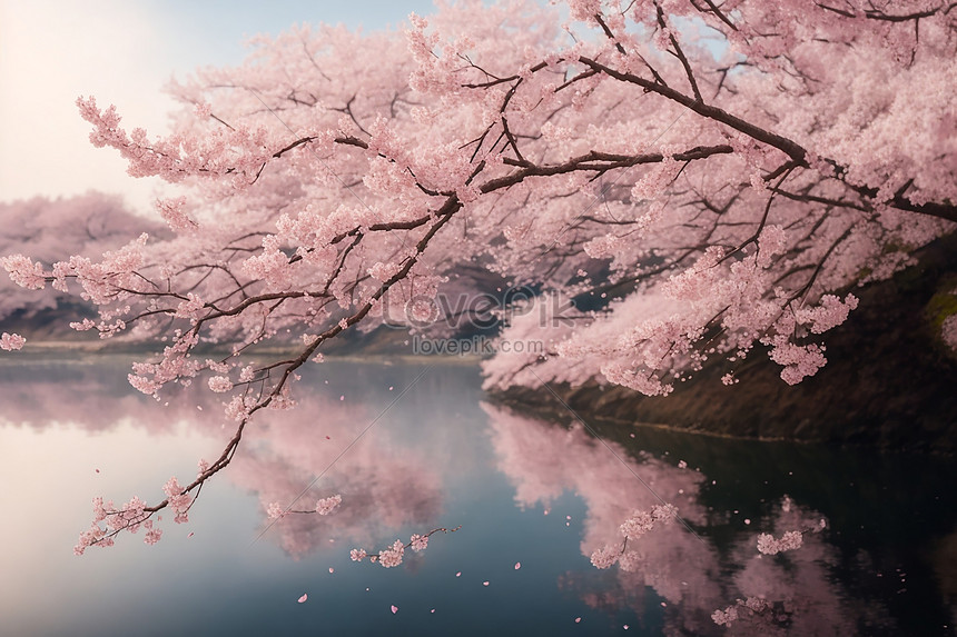 Cherry Tree Lake Images, Hd Pictures For Free Vectors Download 