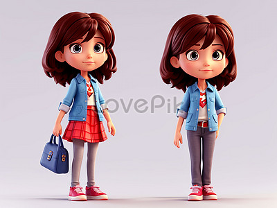 3d Cute Cartoon Character Model Picture And HD Photos | Free Download ...