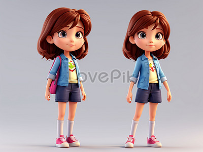 3d Cute Cartoon Character Model Picture And HD Photos | Free Download ...